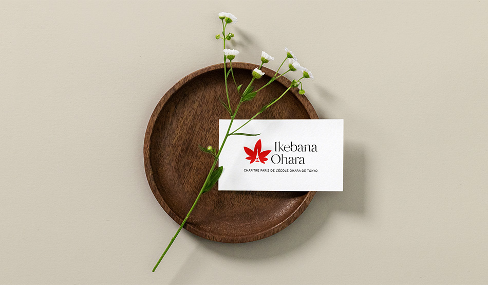 ikebana ohara carte de visite