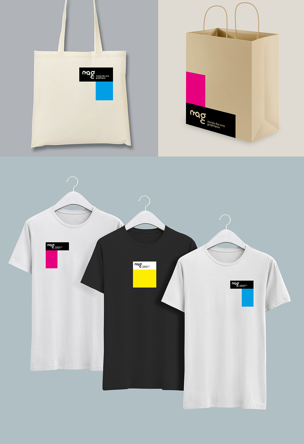 Musée des arts graphiques branding