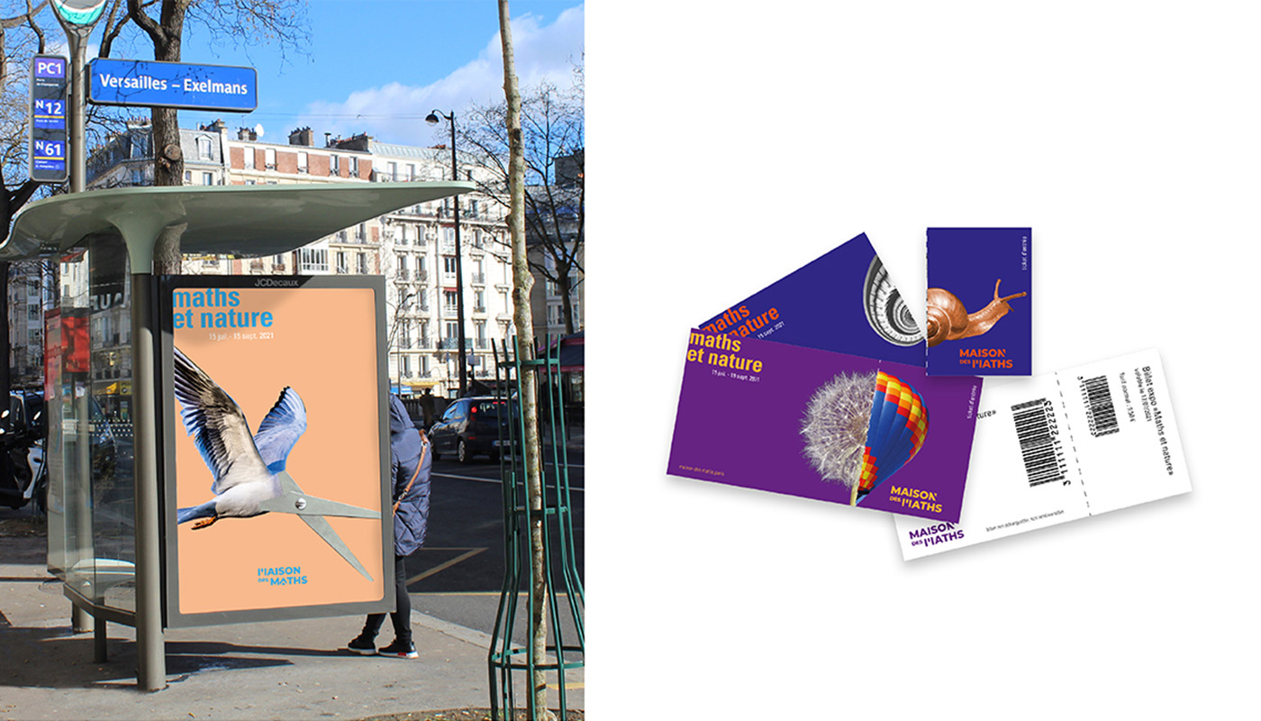 Affiche et billets Maison des maths