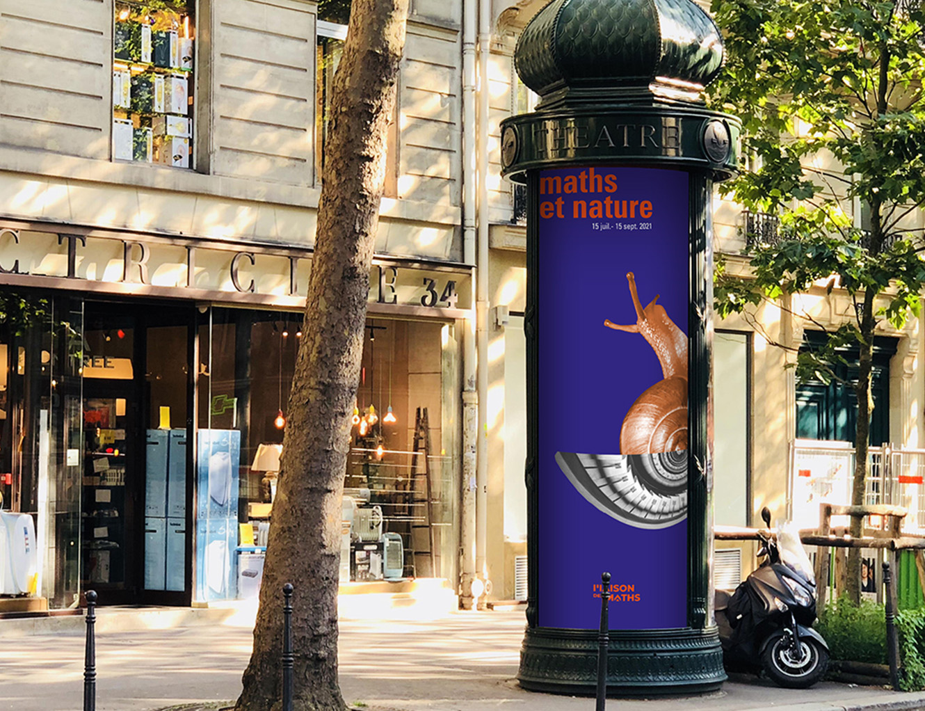 Affiche Maison des maths