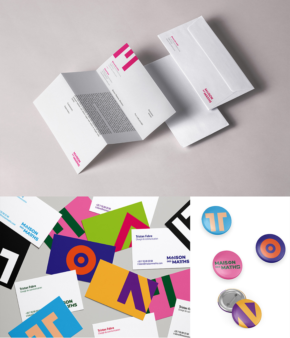 Construction du logo Maison des maths