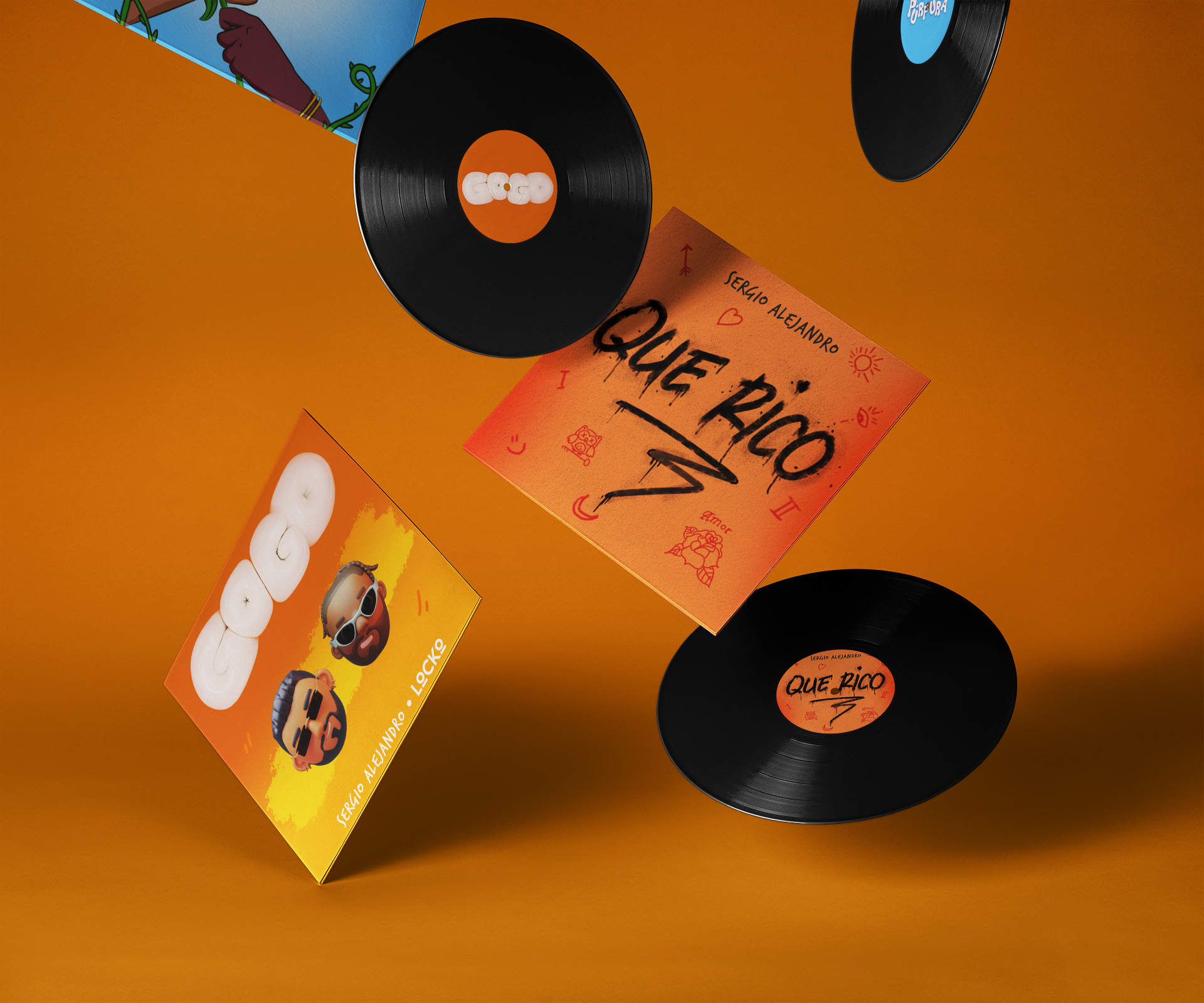 Covers des singles Gogo et Que rico